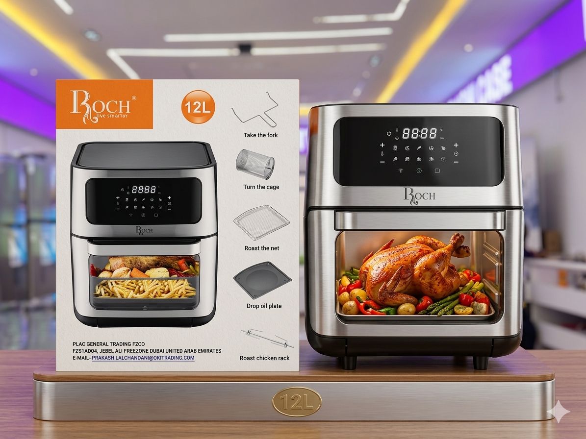 12 Litres Roch Digital Airfryer with Grill