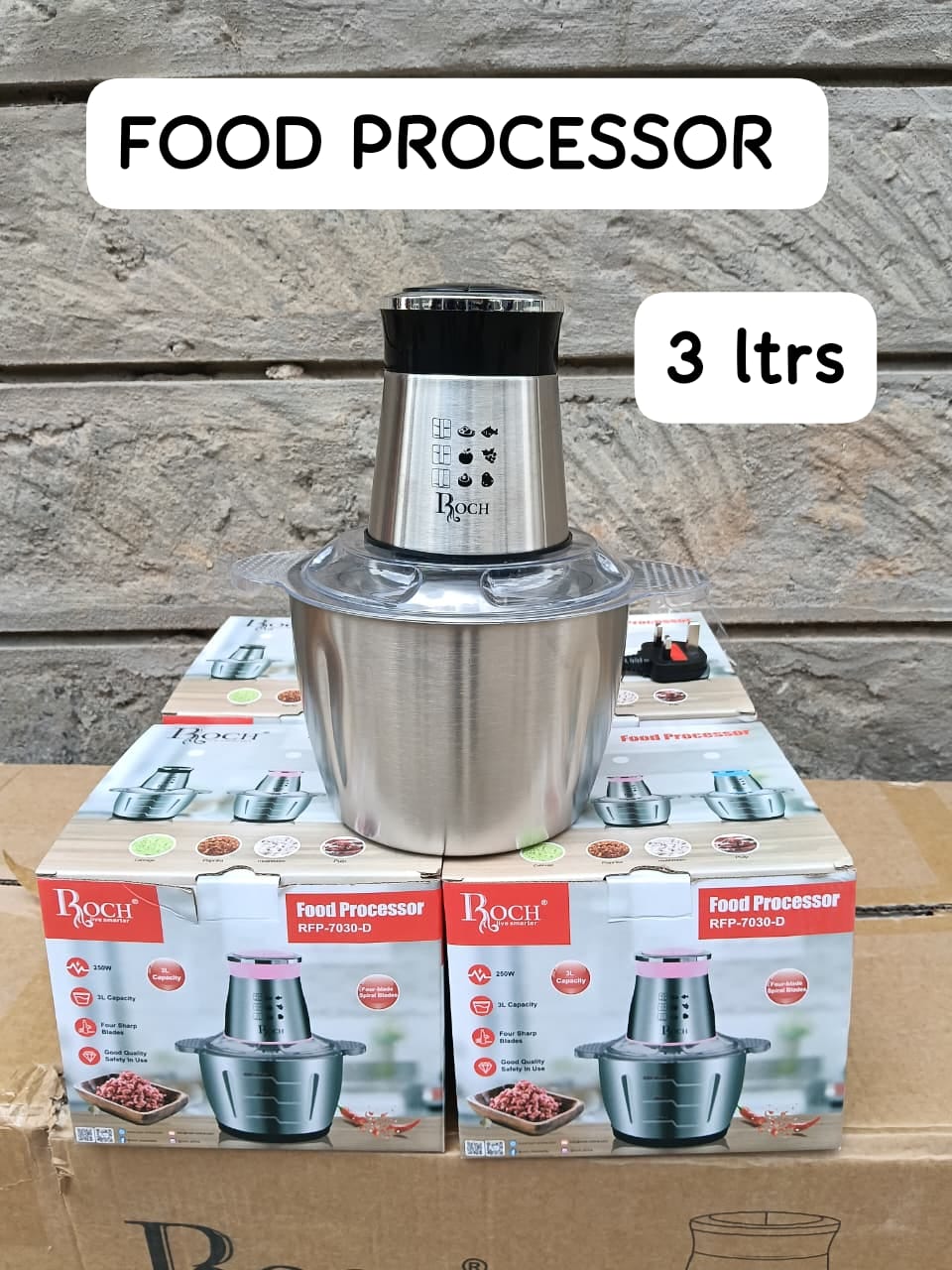 3 Litres Roch Food Processor